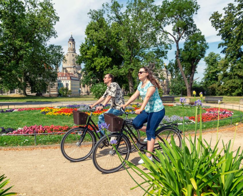 Fahrrad leihen in der Dresdner Altstadt